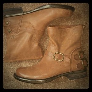 Lucky Brand Cognac Leather Boots